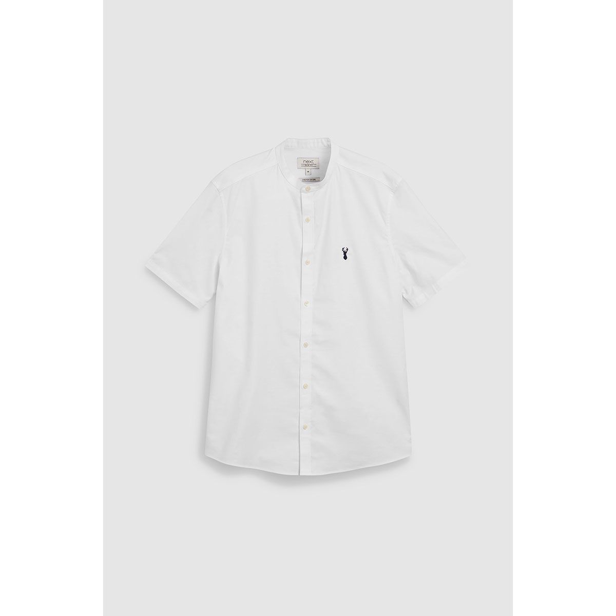 Chemise Homme Brave Soul Tribune Grand-père Col Oxford Slim Fit à manches courtes Chemise Homme Brave Soul Tribune Grand-père Col Oxford Slim Fit à manches courtes